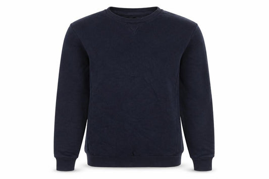 Zara Womens Blue Cotton Pullover Sweatshirt Size M