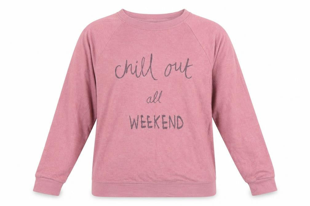 NEXT Womens Pink Viscose Pullover Sweatshirt Size M
