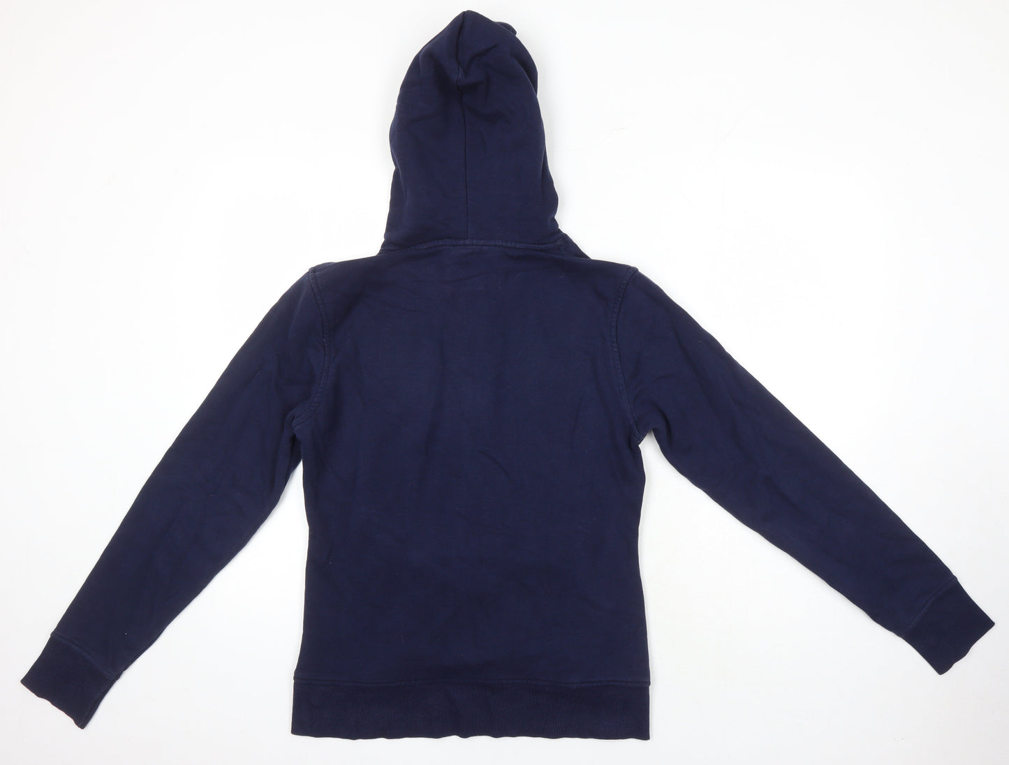 West Beach Womens Blue Cotton Pullover Hoodie Size M