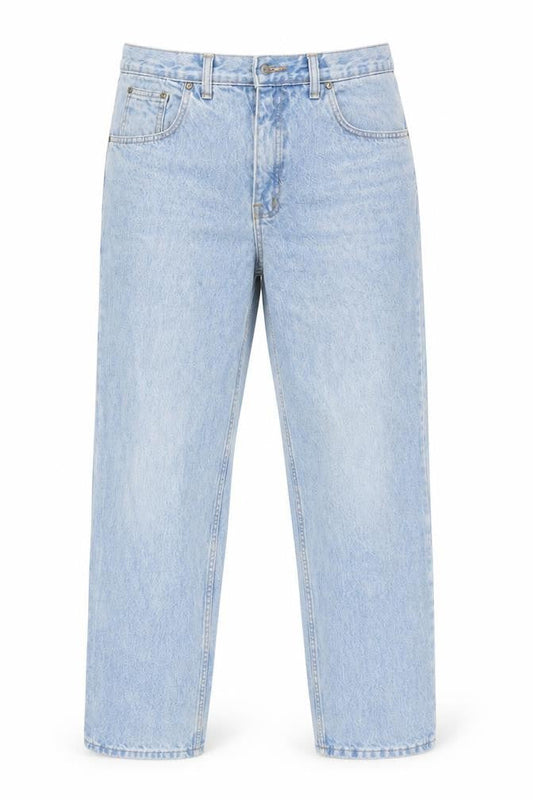 Denim Company Womens Blue Cotton Mom Jeans Size 34 in L27.5 in Regular