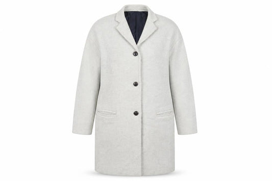 Gap Womens Grey Overcoat Coat Size XS Button