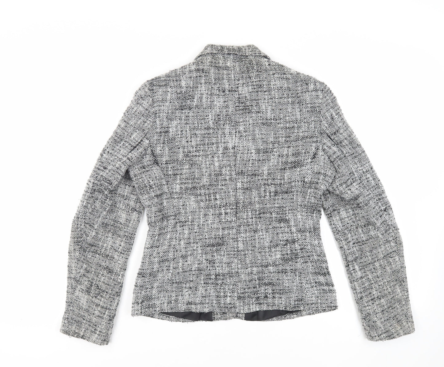 BHS Womens Grey Jacket Blazer Size 12 Button