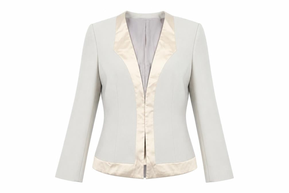 Hybrid Womens Green Jacket Blazer Size 10 Hook & Eye
