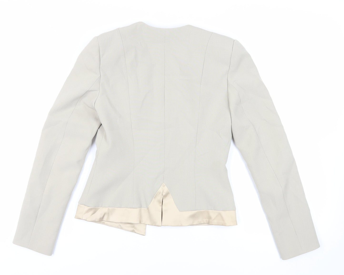 Hybrid Womens Green Jacket Blazer Size 10 Hook & Eye