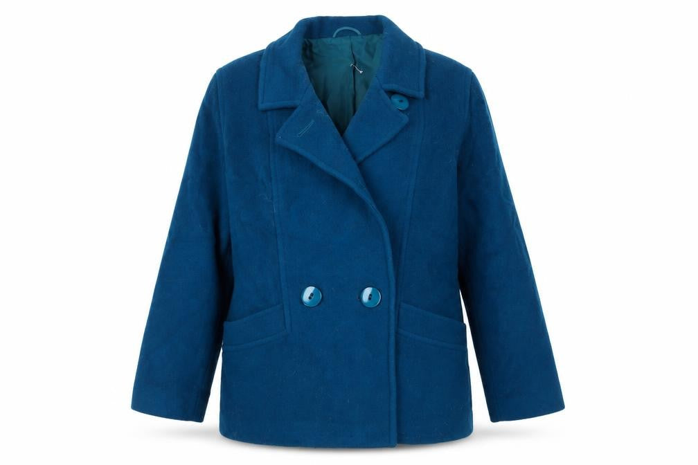 St Michael Womens Green Jacket Size 14 Button - Vintage