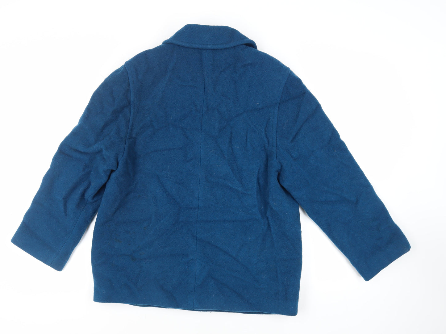 St Michael Womens Green Jacket Size 14 Button - Vintage