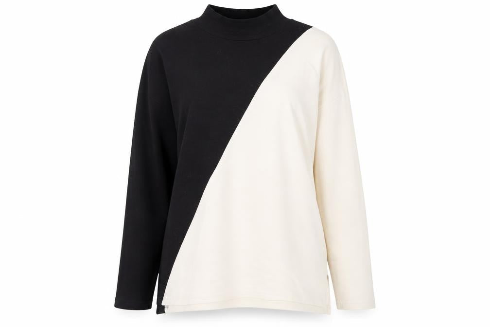 New Look Womens Black High Neck Polyester Pullover Jumper Size M