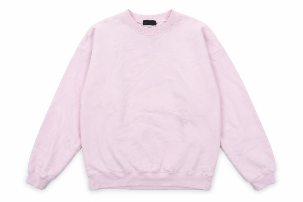 PRETTYLITTLETHING Womens Pink Cotton Pullover Sweatshirt Size S