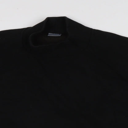 Next Girls Black Cotton Pullover Sweatshirt Size 16 Years