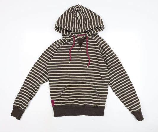 Joule Clothing Womens Brown Cotton Pullover Hoodie Size 8