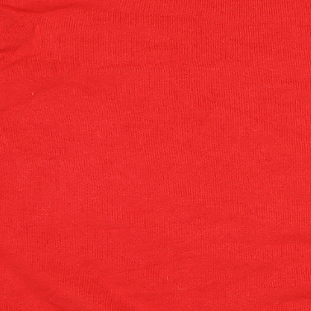 Haynes Mens Red Cotton Pullover Sweatshirt Size XL