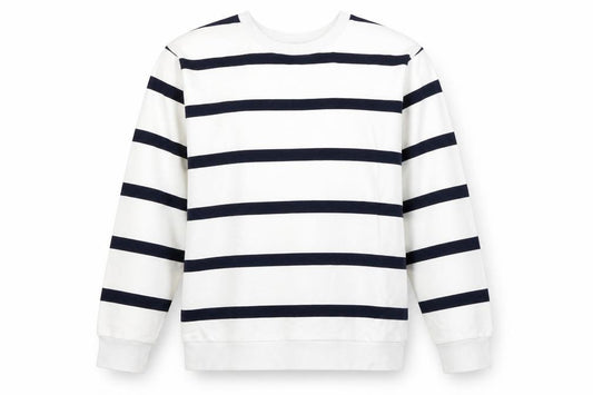 Marks and Spencer Womens Ivory Houndstooth Cotton Pullover Sweatshirt Size L