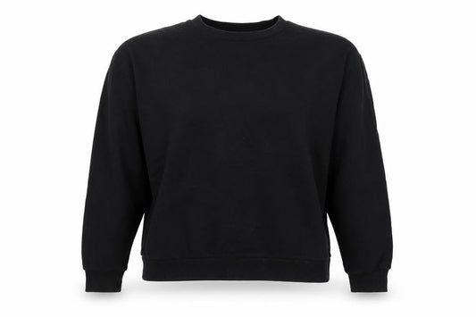 ASOS Womens Black Cotton Pullover Sweatshirt Size 14