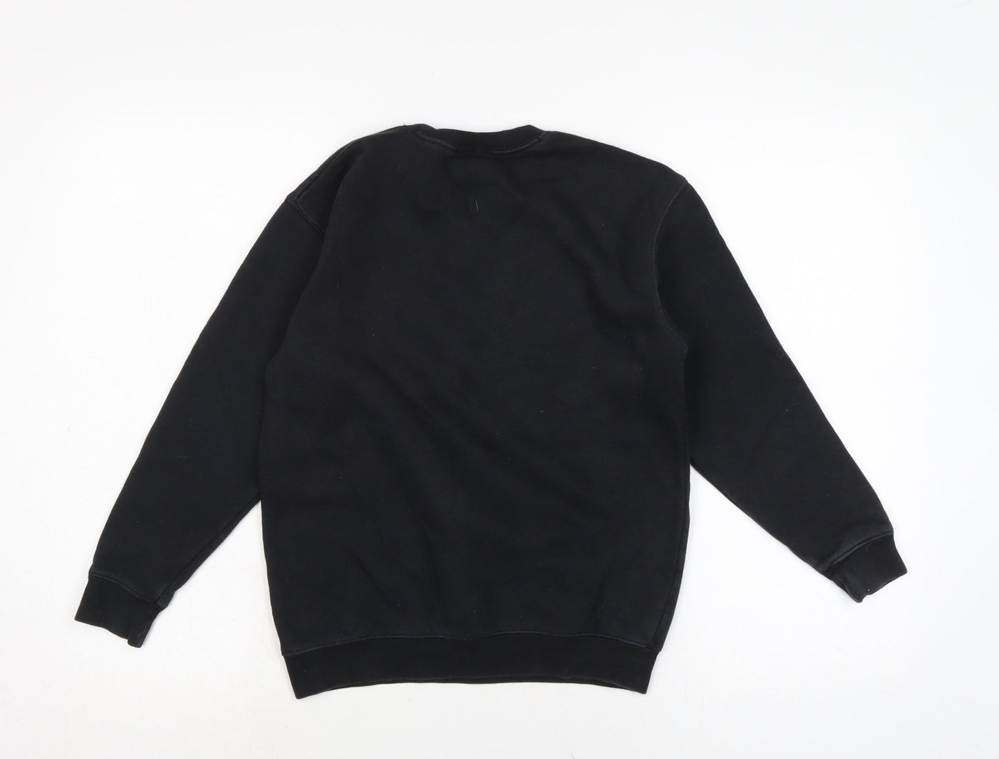 Addict Boys Black Cotton Pullover Sweatshirt Size 9 Years