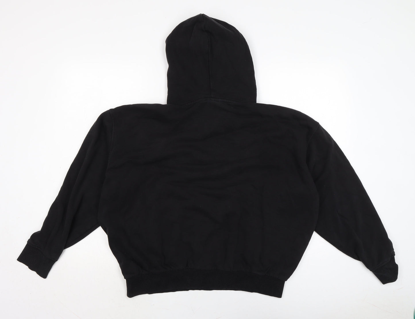 Weekend Womens Black Cotton Pullover Hoodie Size S