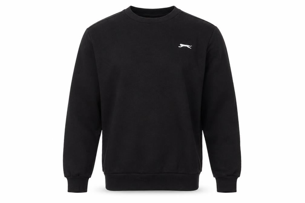 Slazenger Mens Black Cotton Pullover Sweatshirt Size L