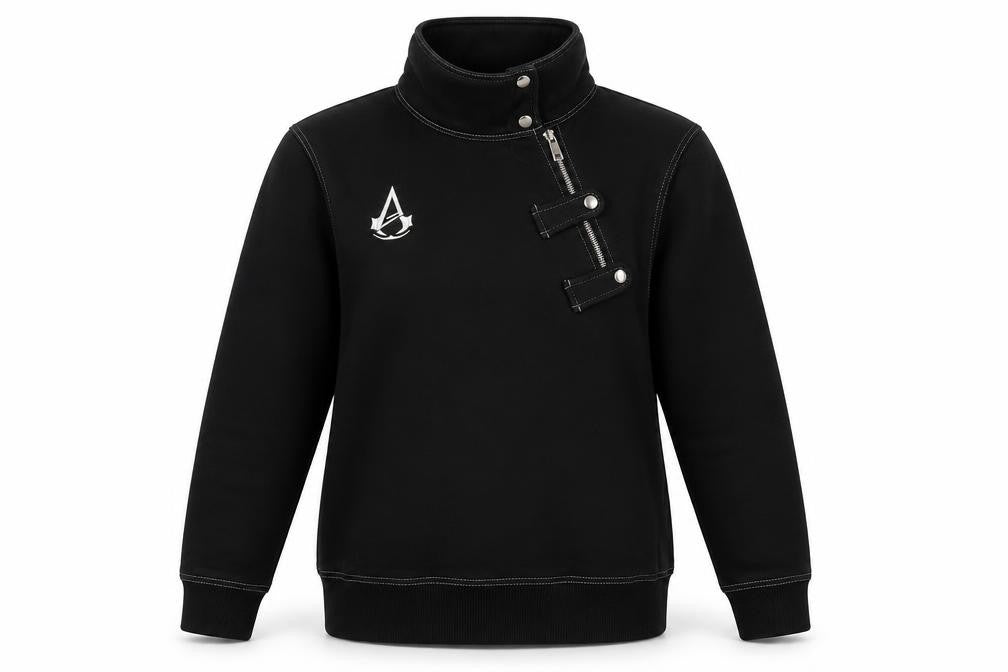 Numbskull Womens Black Cotton Pullover Sweatshirt Size M