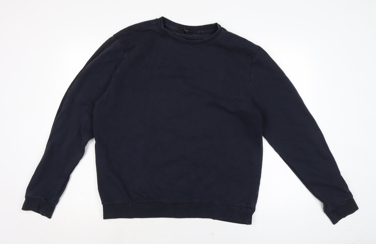 NEXT Mens Blue Cotton Pullover Sweatshirt Size L