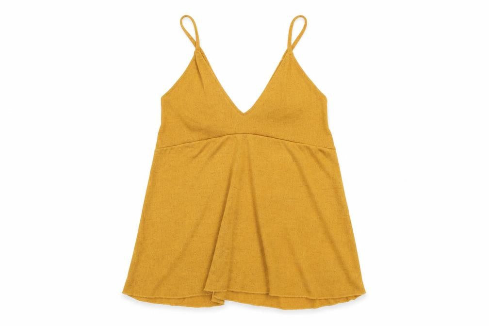 Zara Womens Yellow Polyester Basic T-Shirt Size S V-Neck