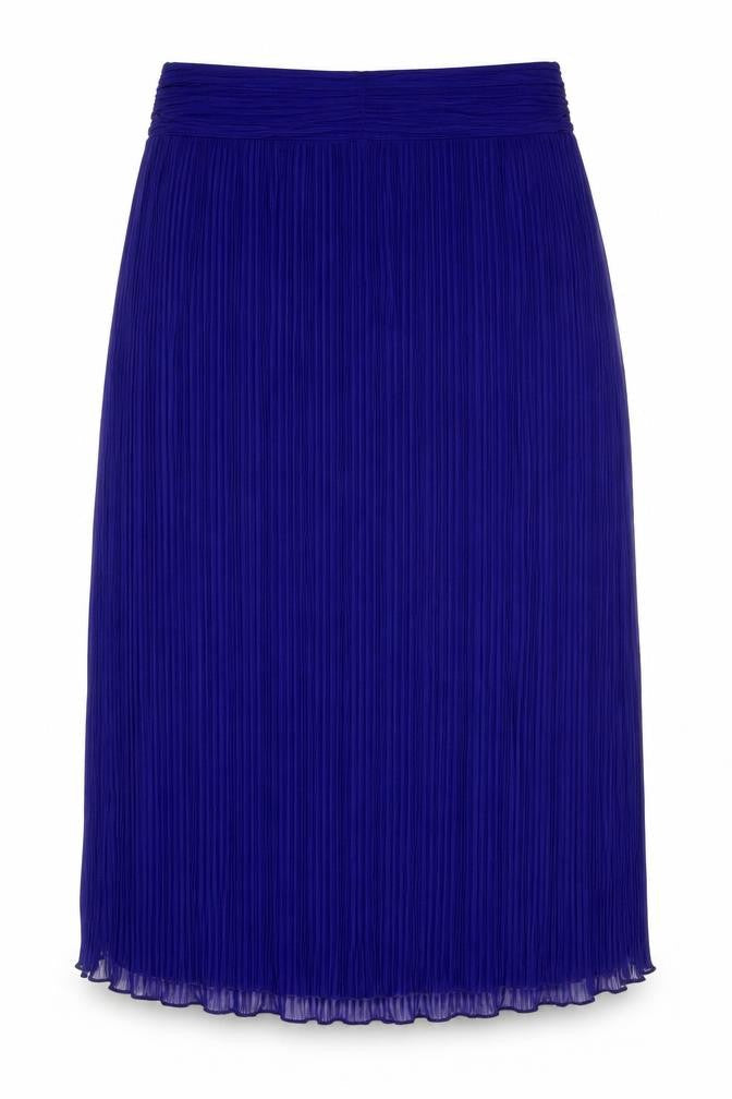 Per Una Womens Blue Polyester A-Line Skirt Size 16