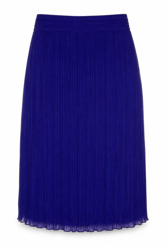 Per Una Womens Blue Polyester A-Line Skirt Size 16