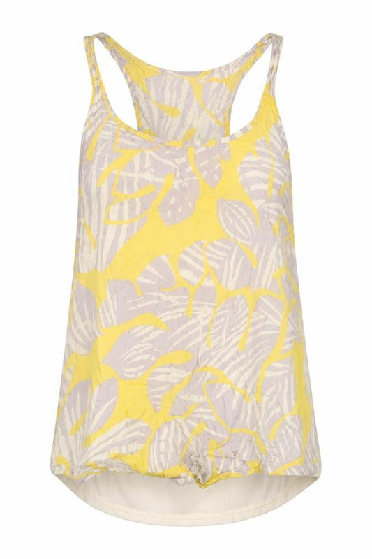 Warehouse Womens Multicoloured Floral Viscose Basic Tank Size 8 Round Neck