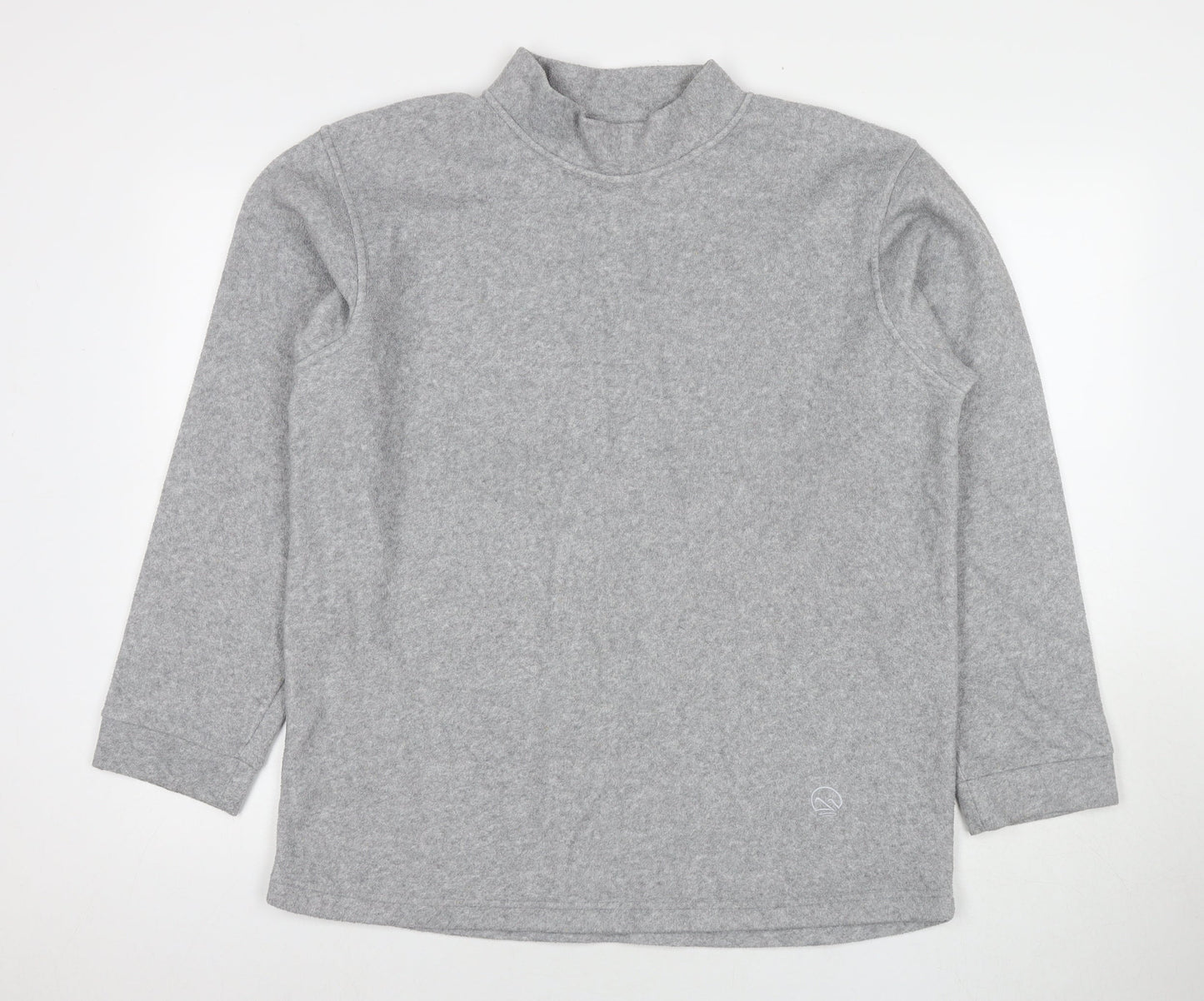 Hawkshead Mens Grey Polyester Pullover Sweatshirt Size M
