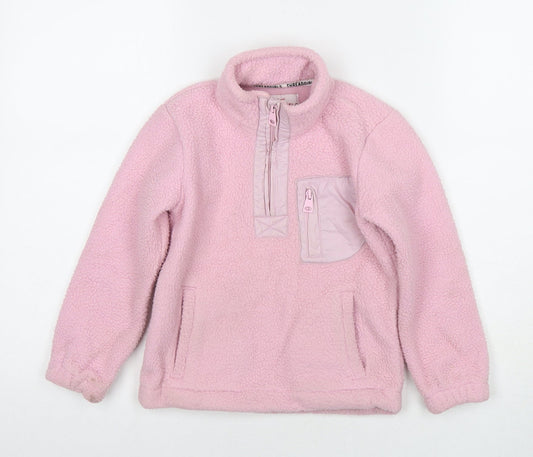 Threadgirls Girls Pink Polyester Pullover Sweatshirt Size 5-6 Years Pullover