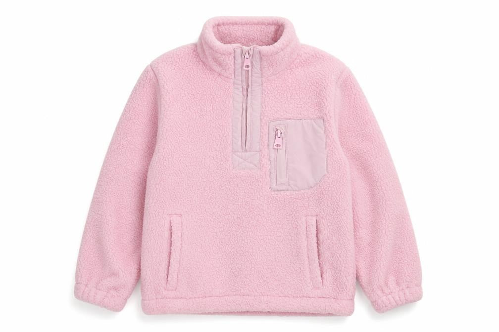 Threadgirls Girls Pink Polyester Pullover Sweatshirt Size 5-6 Years Pullover