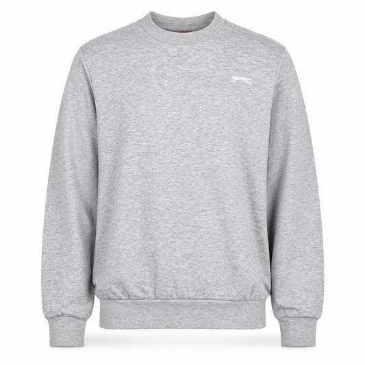 Slazenger Mens Grey Polyester Pullover Sweatshirt Size S