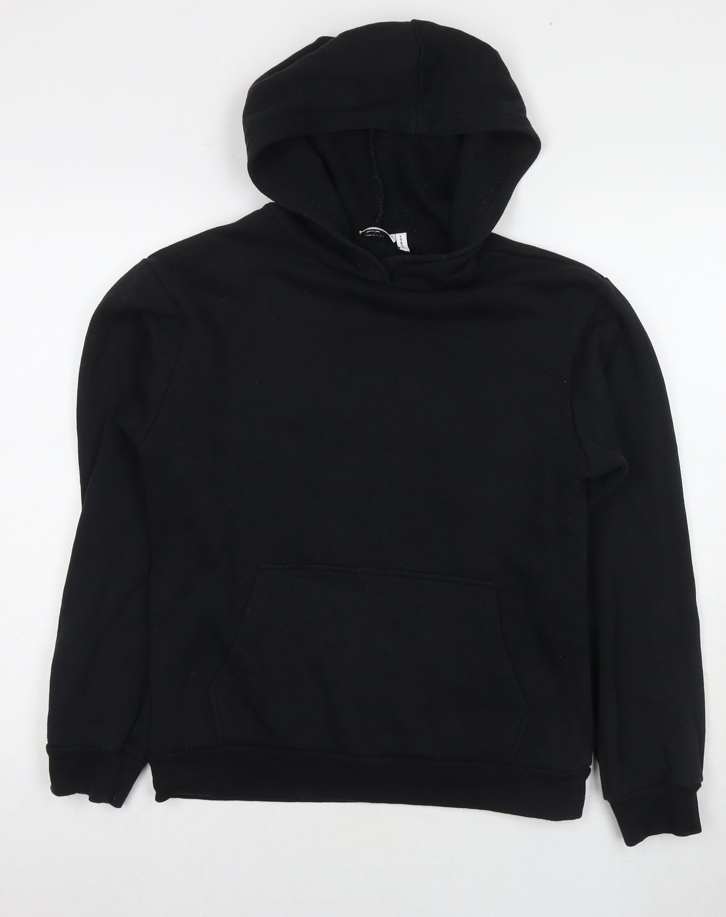ASOS Womens Black Cotton Pullover Sweatshirt Size 8 Pullover