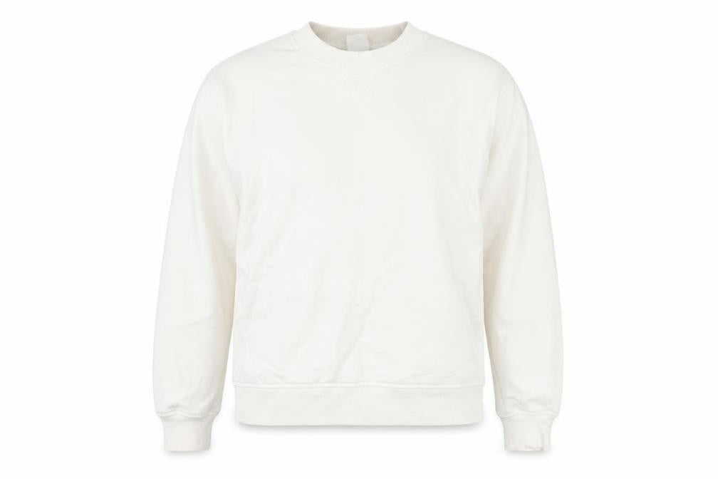 H&M Womens Ivory Cotton Pullover Sweatshirt Size S Pullover