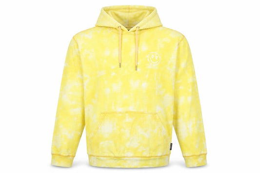 Distruct Mens Yellow Cotton Pullover Hoodie Size S