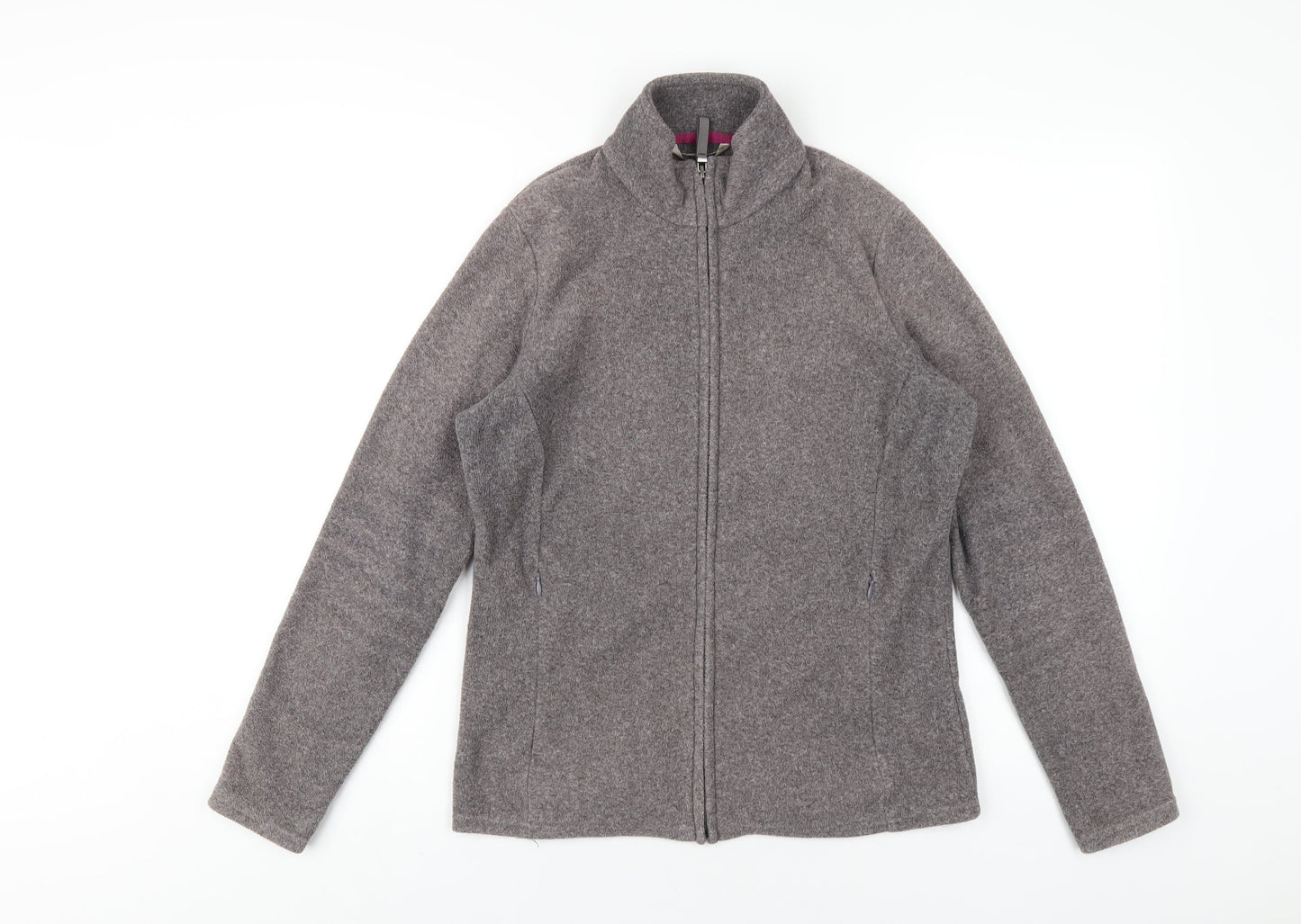Marks and Spencer Womens Grey Jacket Size 12 Zip