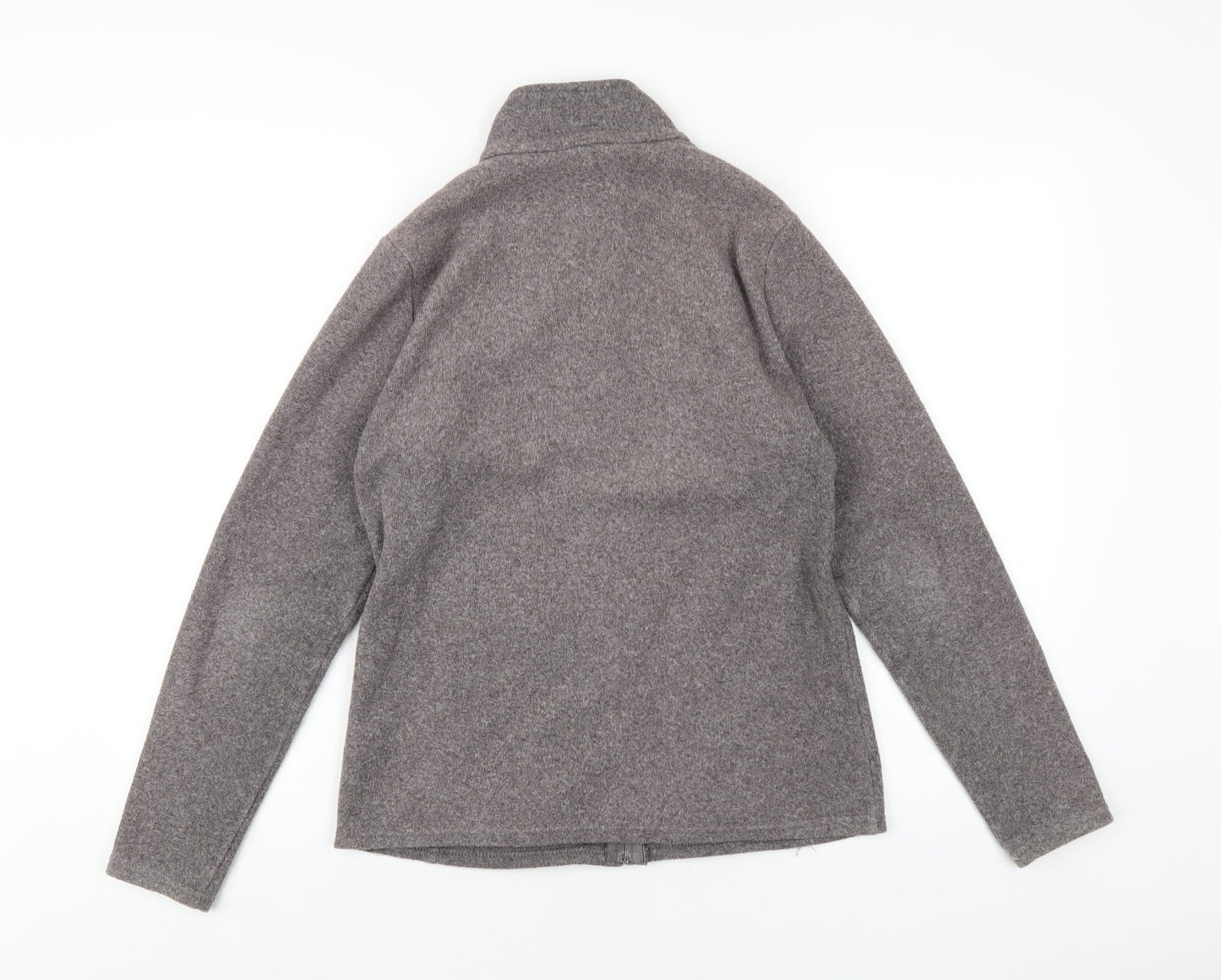 Marks and Spencer Womens Grey Jacket Size 12 Zip