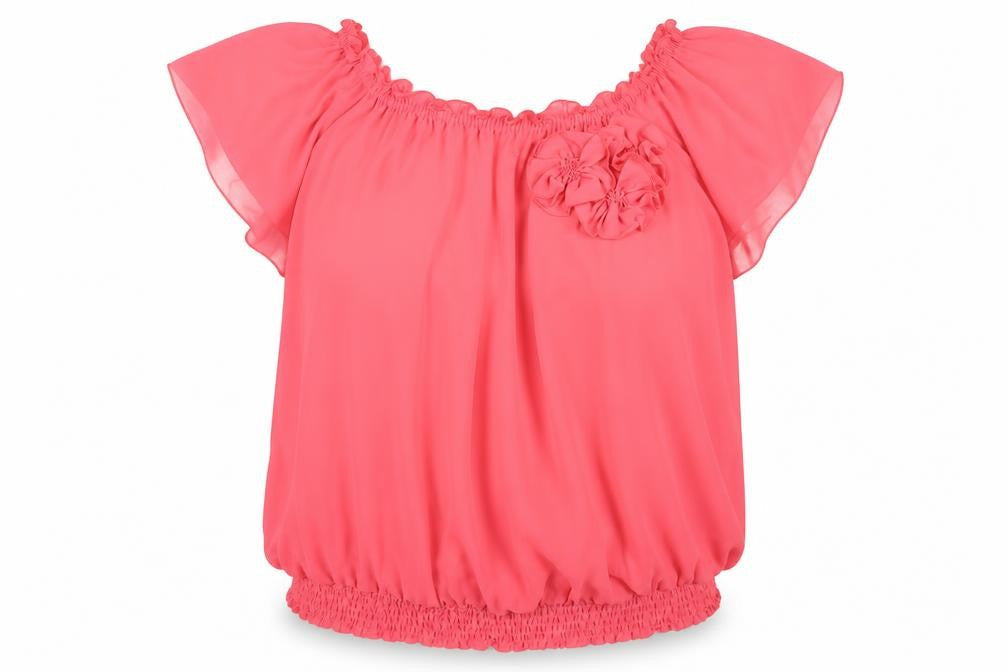 Joanna Hope Womens Pink Polyester Basic T-Shirt Size 30 Scoop Neck