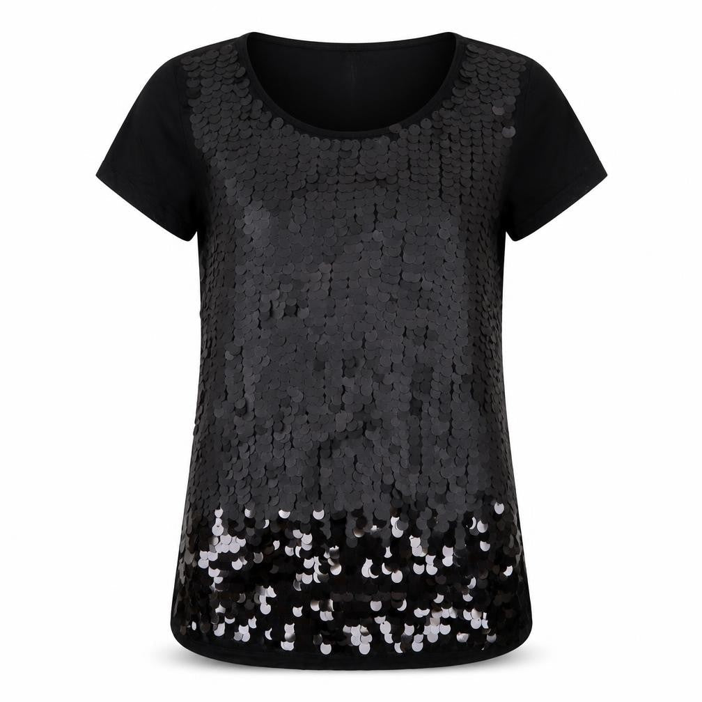 NEXT Womens Black Viscose Basic T-Shirt Size 10 Round Neck