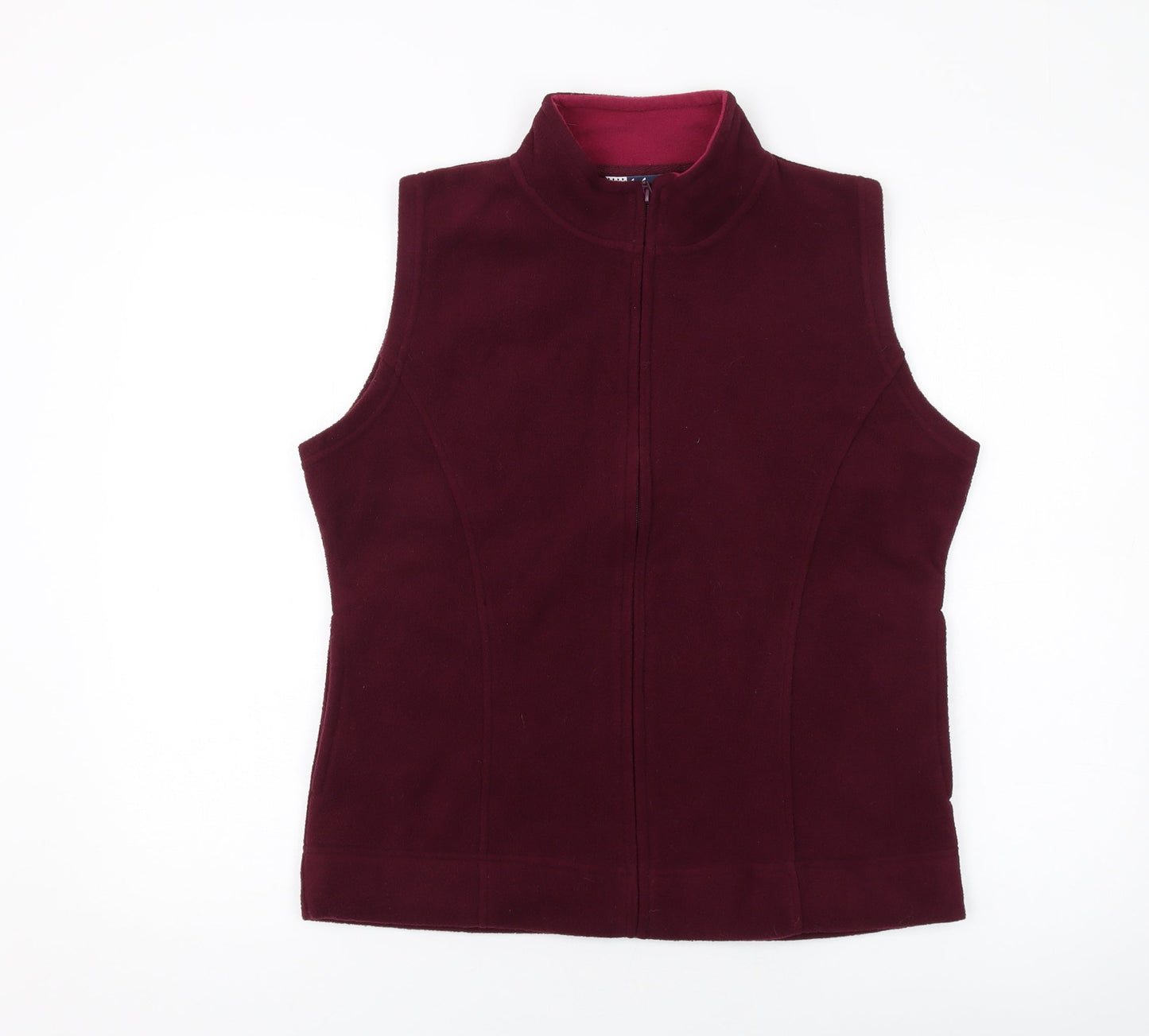 EWM Womens Purple Gilet Jacket Size 14 Zip