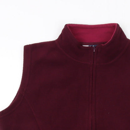 EWM Womens Purple Gilet Jacket Size 14 Zip