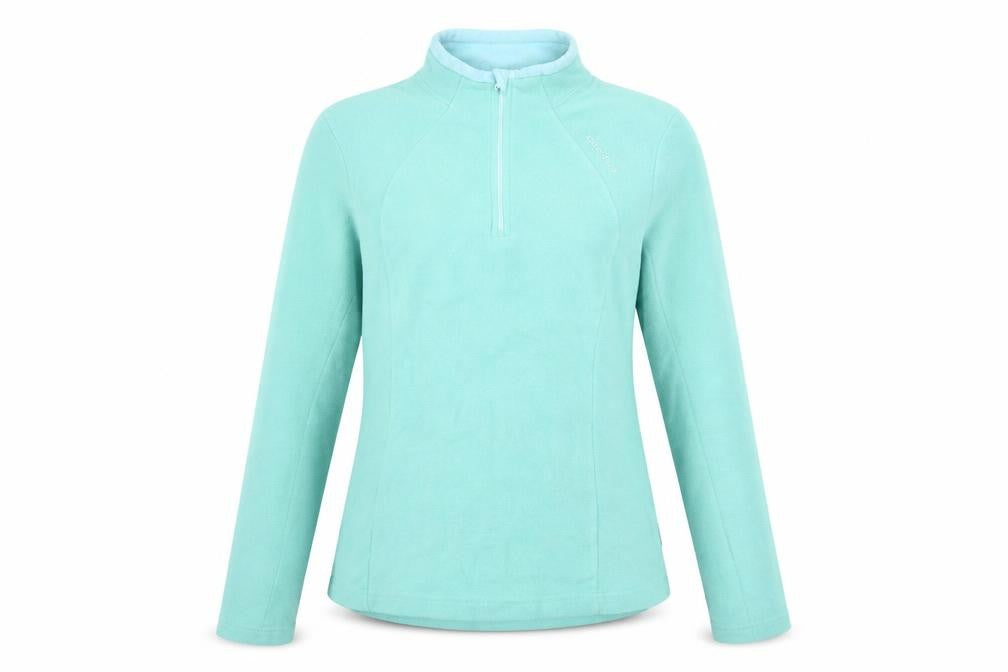 Quechua Womens Green Polyester Pullover Sweatshirt Size S Zip