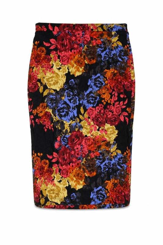 Next Womens Multicoloured Floral Viscose Bandage Skirt Size 10