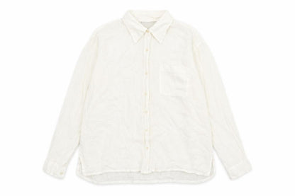 Endliess Spirit Womens White Viscose Basic Button-Up Size L Collared