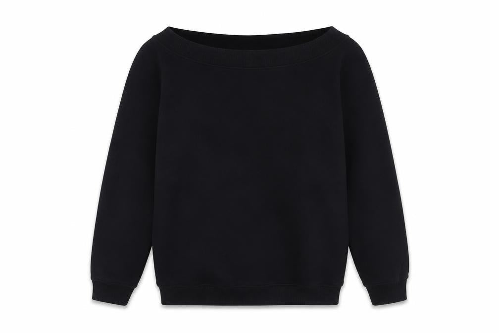 H&M Womens Black Cotton Pullover Sweatshirt Size S Pullover