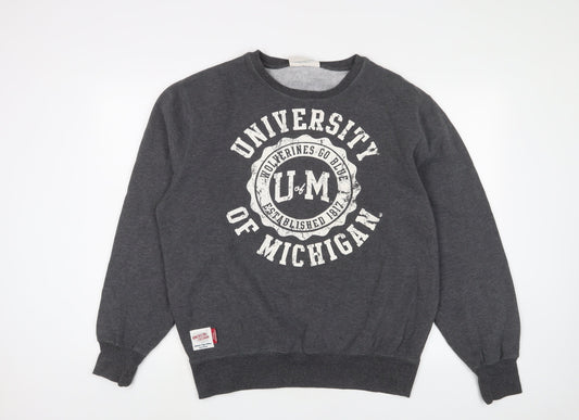 Amercian Freshman Mens Grey Cotton Pullover Sweatshirt Size 2XL