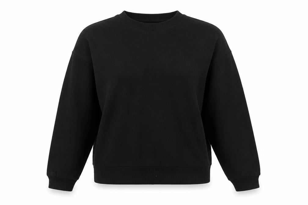 H&M Womens Black Cotton Pullover Sweatshirt Size S Pullover