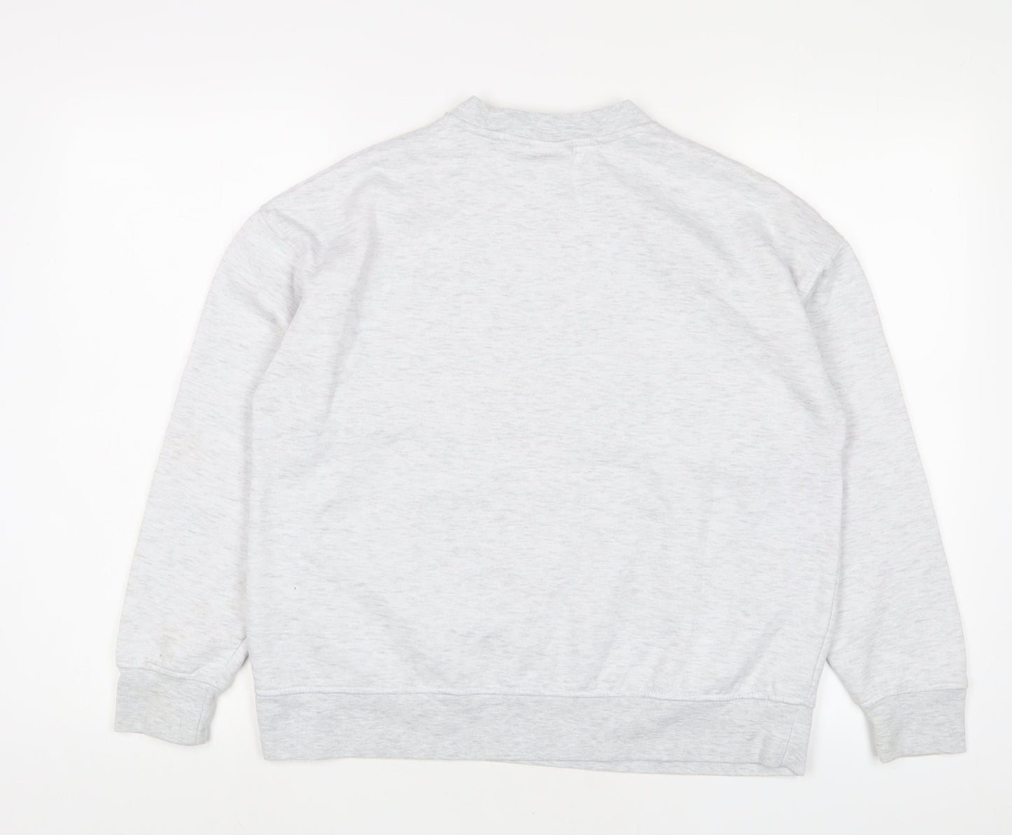 Lilo & Stitch Womens Grey Cotton Pullover Sweatshirt Size 10 Pullover - 10/12