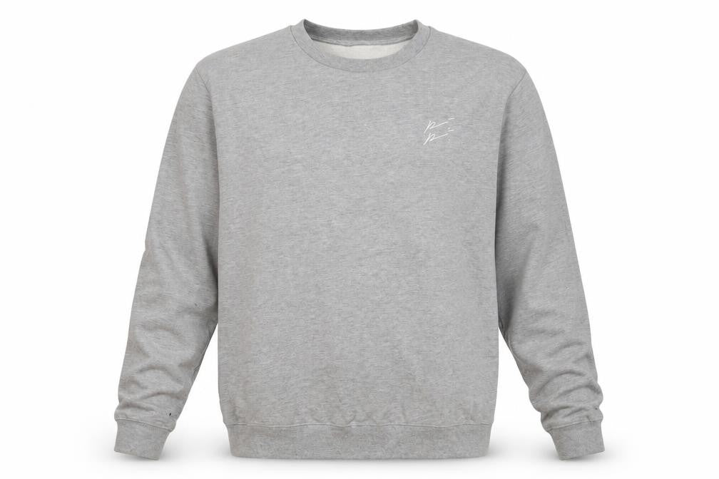 Prevu Mens Grey Cotton Pullover Sweatshirt Size 2XL