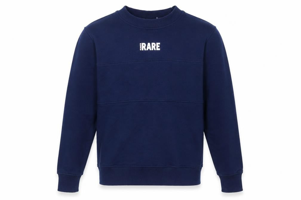 Always Rare Mens Blue Cotton Pullover Sweatshirt Size S