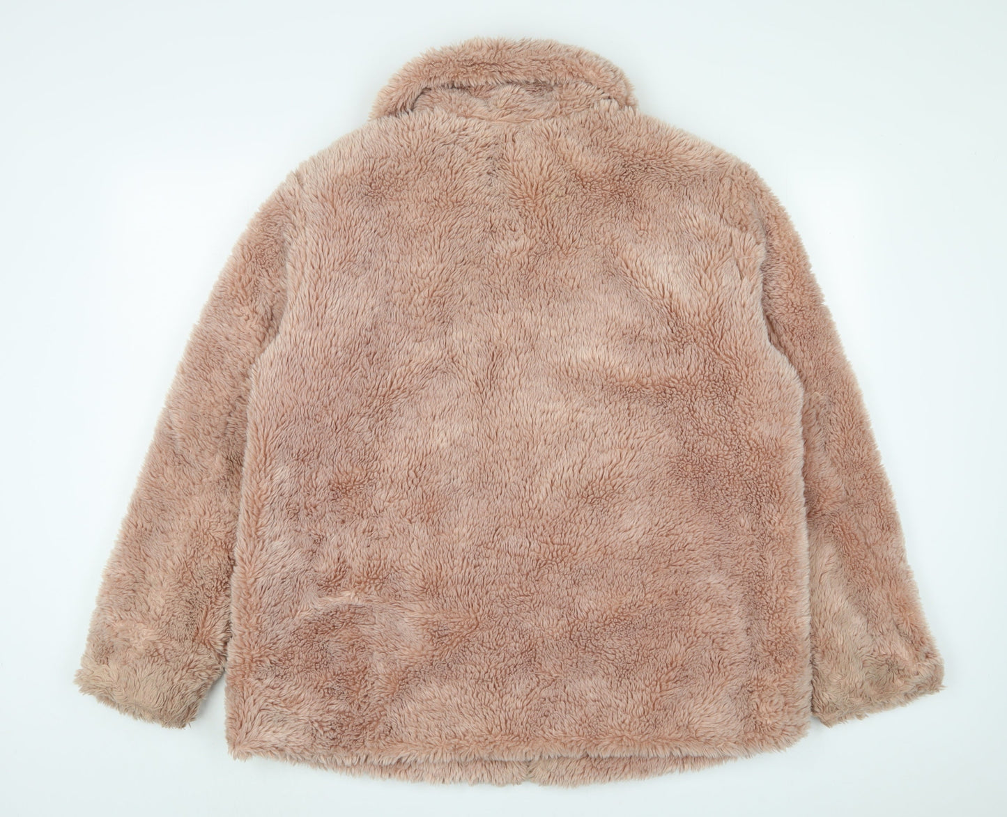 New Look Womens Pink Jacket Size L Zip
