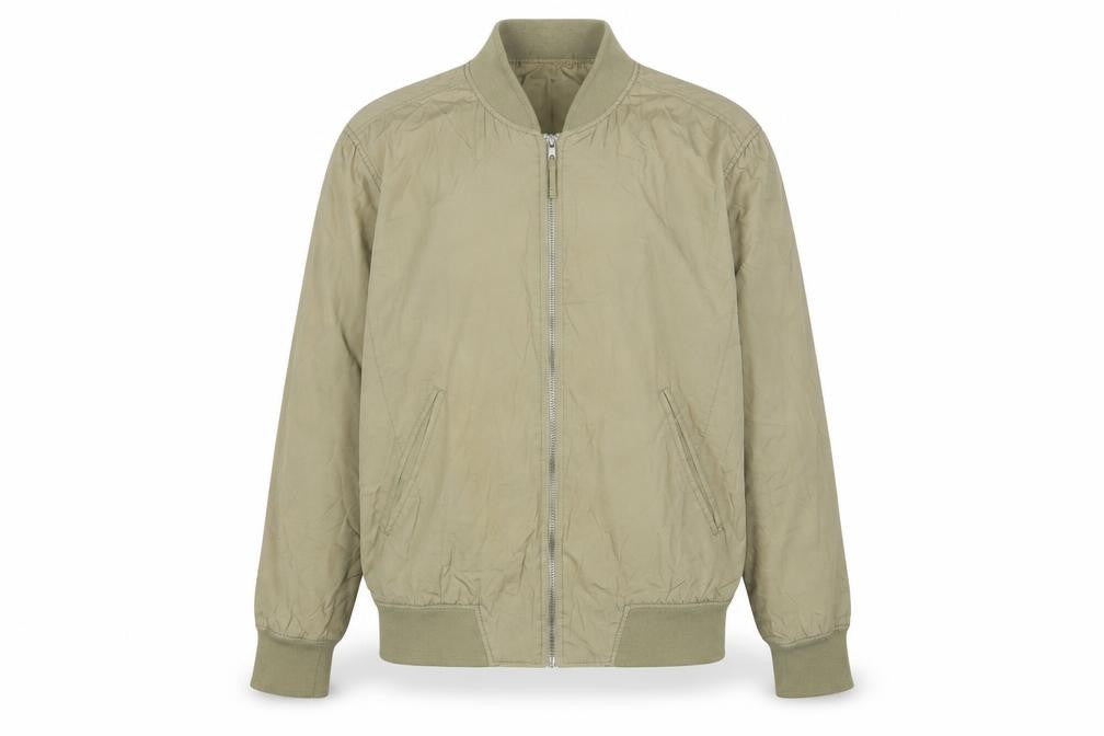 Topman Mens Green Bomber Jacket Jacket Size M Zip